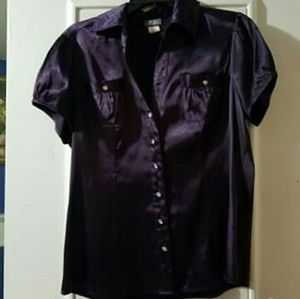 Dots purple blouse
